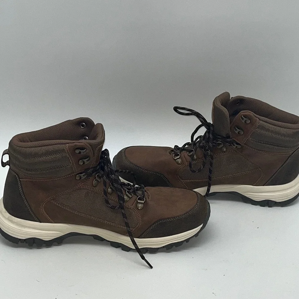 Flag & Anthem Kentwood Mens Brown Leather Hiking Trail‎ Boots Size 15